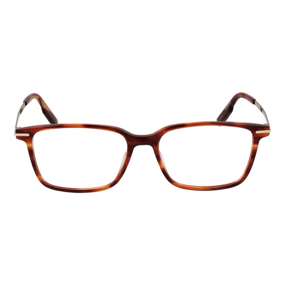 Ermenegildo Zegna Brown Acetate Glasses Frames