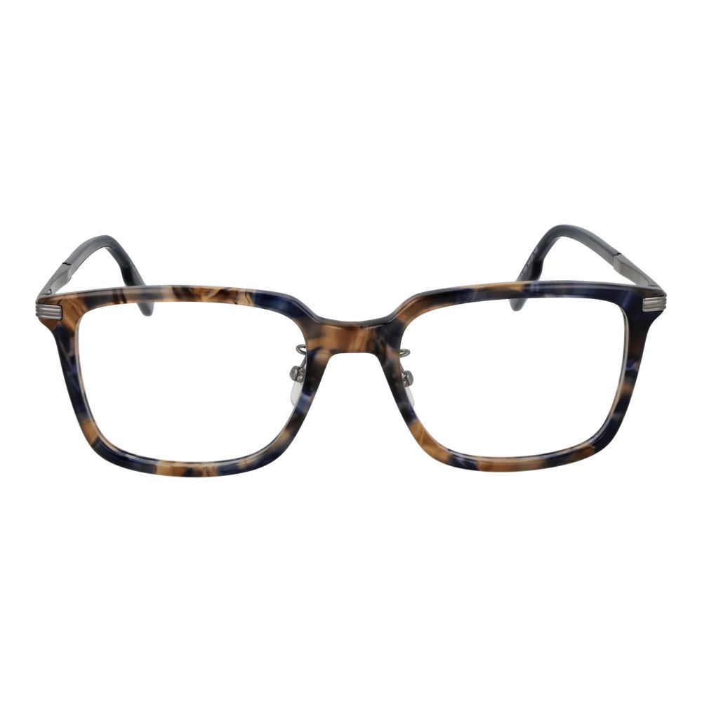 Ermenegildo Zegna multicolor acetate glasses frames with rounded square shape and stylish design.