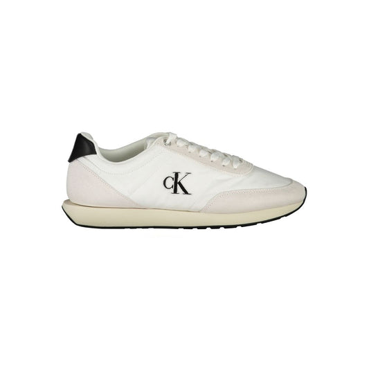 Calvin Klein White Polyester Men Sneaker Calvin Klein