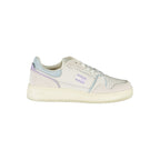 Tommy Hilfiger Bianco polyurethane women's sneaker with white design and casual style, featuring the brand's logo details.