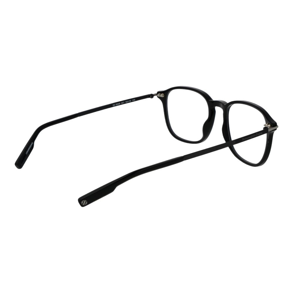 Ermenegildo Zegna Black Acetate Glasses Frames