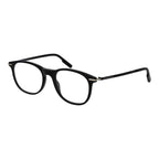 Ermenegildo Zegna Black Plastic Glasses Frames