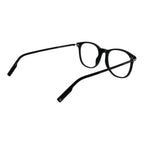 Ermenegildo Zegna Black Plastic Glasses Frames