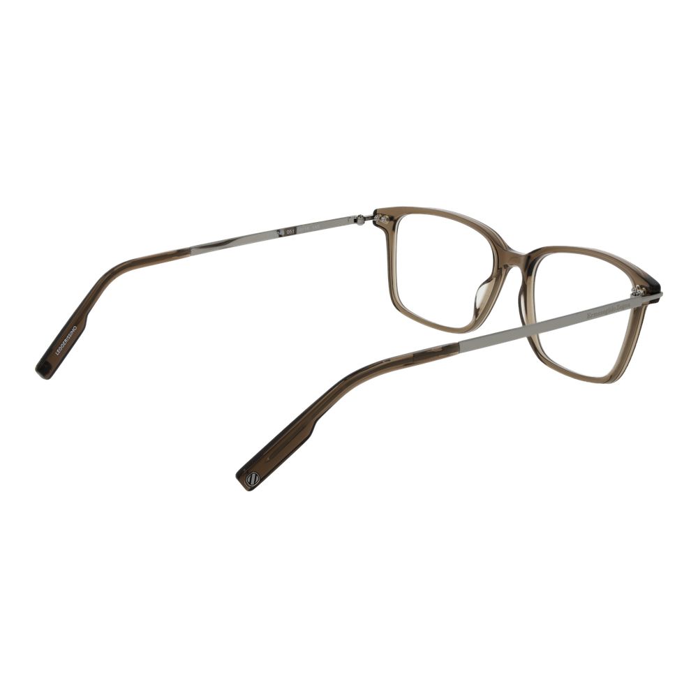 Ermenegildo Zegna Beige Acetate Glasses Frames