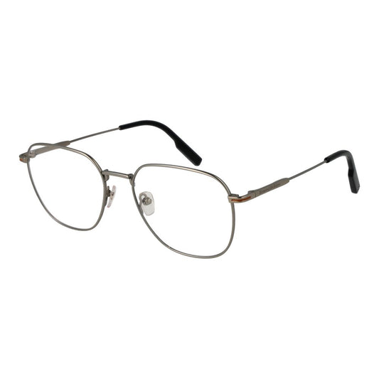 Ermenegildo Zegna Silver Men Glasses Frame