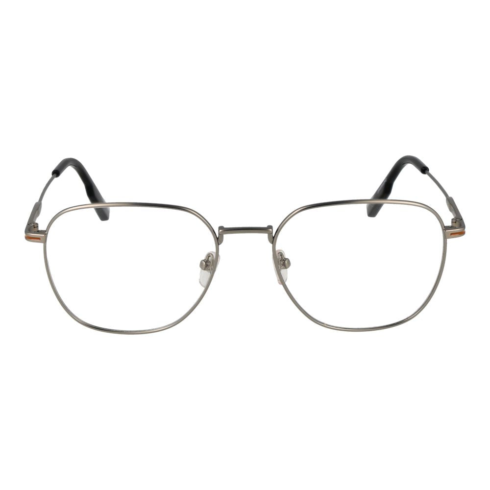 Ermenegildo Zegna Silver Men Glasses Frame