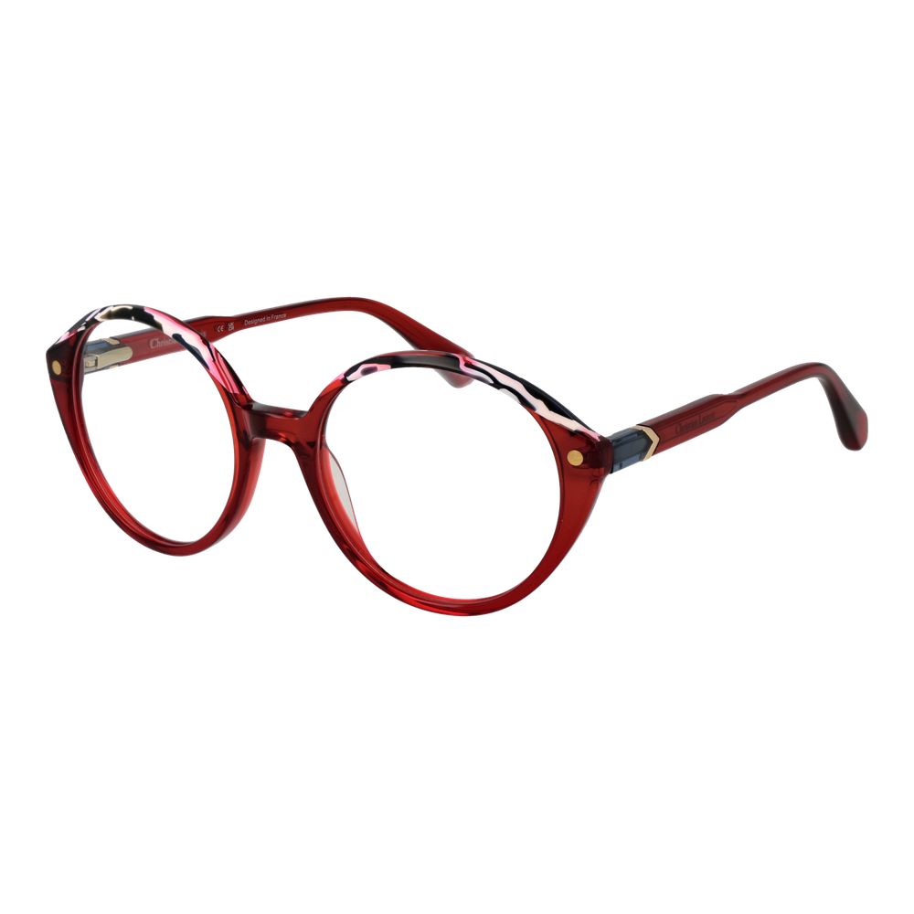 Christian Lacroix Beige Acetate Glasses Frames