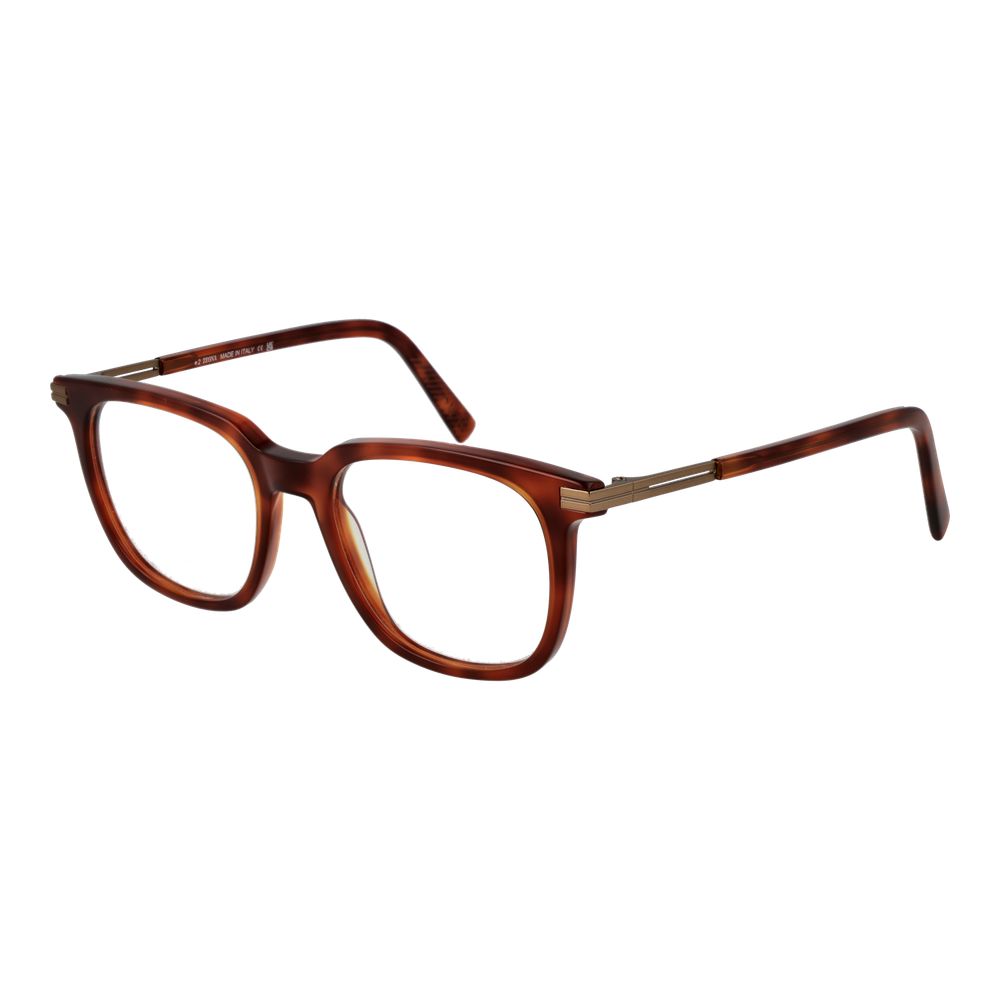 Ermenegildo Zegna Brown Acetate Glasses Frames Ermenegildo Zegna
