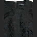 Dolce & Gabbana Black Sleeveless Bodycon A-line Mini Dress