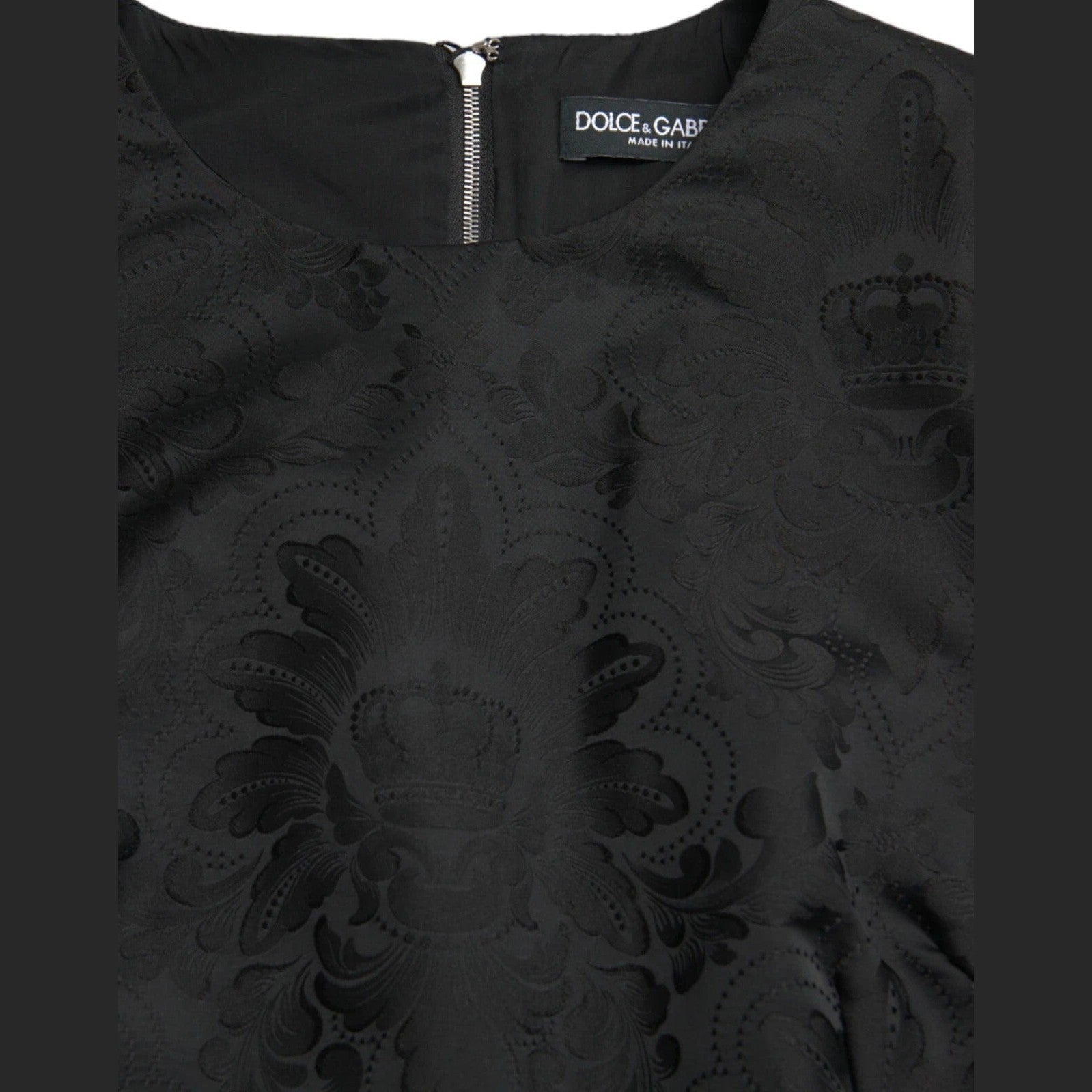 Dolce & Gabbana Black Sleeveless Bodycon A-line Mini Dress