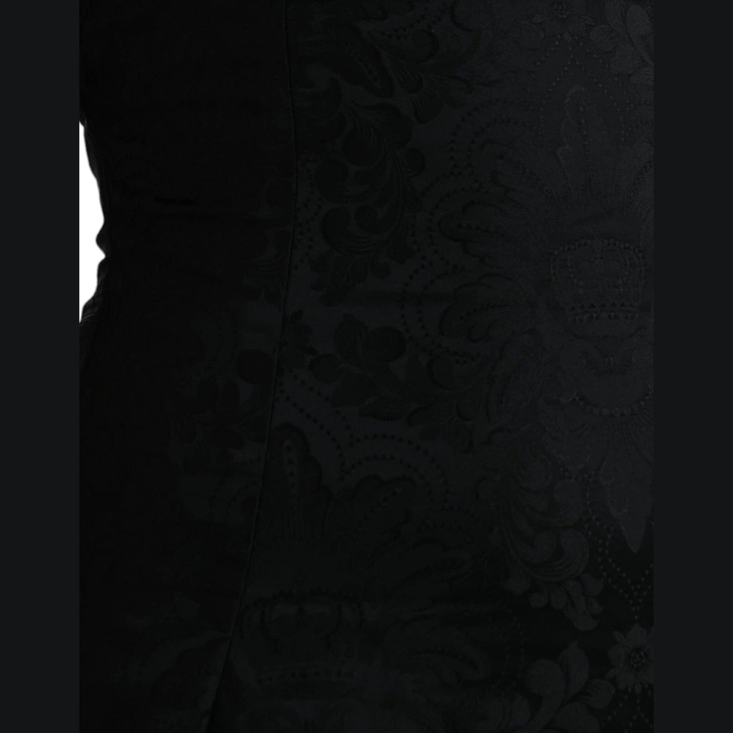 Dolce & Gabbana Black Sleeveless Bodycon A-line Mini Dress