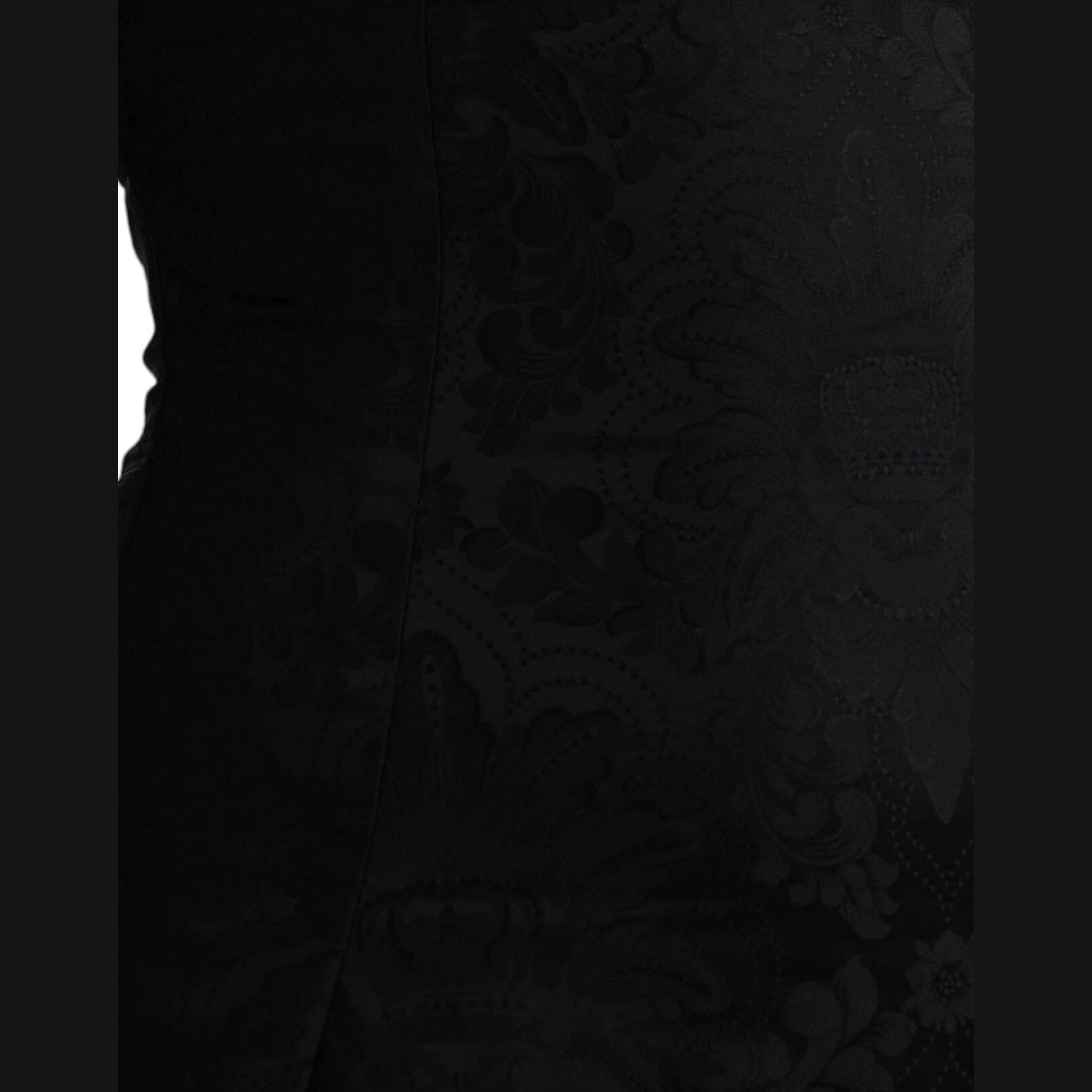 Dolce & Gabbana Black Sleeveless Bodycon A-line Mini Dress