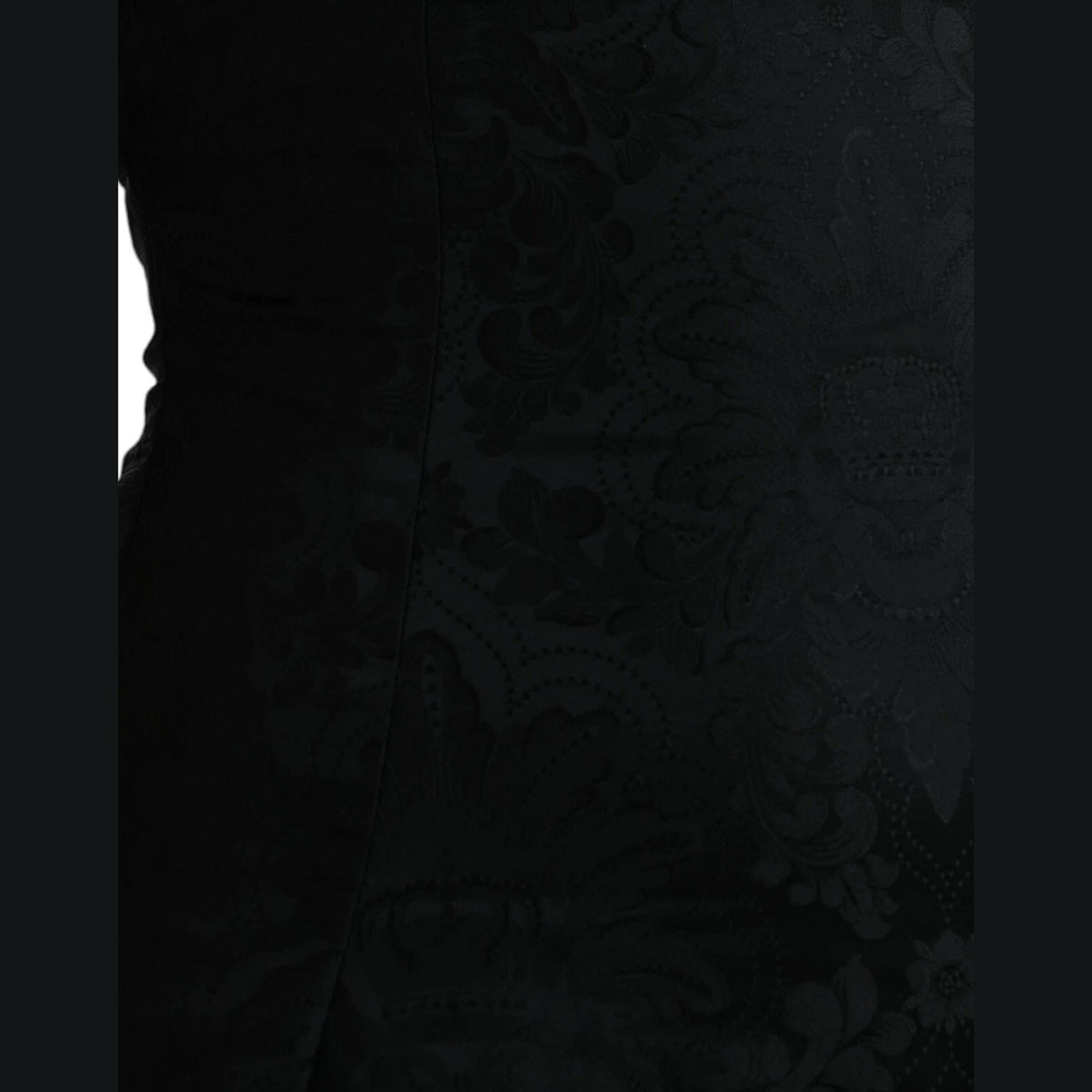 Dolce & Gabbana Black Sleeveless Bodycon A-line Mini Dress