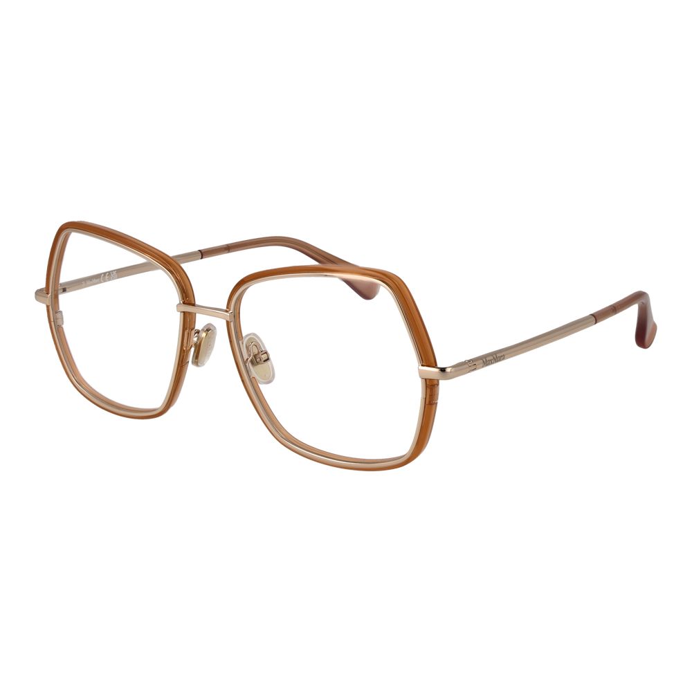 Max Mara Gold Metal Glasses Frames Max Mara