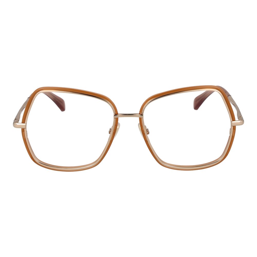 Max Mara Gold Metal Glasses Frames Max Mara