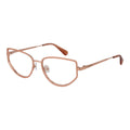 Max & Co rose gold metal glasses frames with sleek design and clear lenses, stylish eyewear for everyday wear.