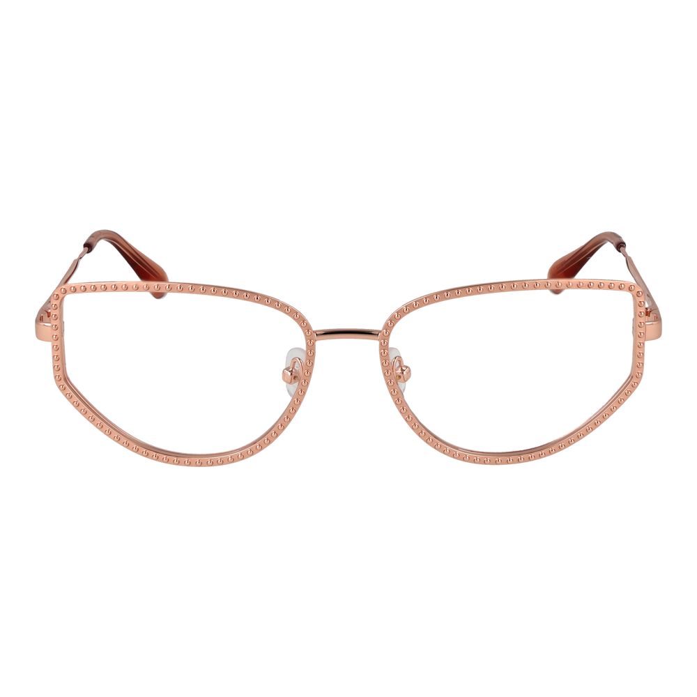 Max & Co rose gold metal glasses frames with clear lenses, stylish and lightweight for everyday wear.