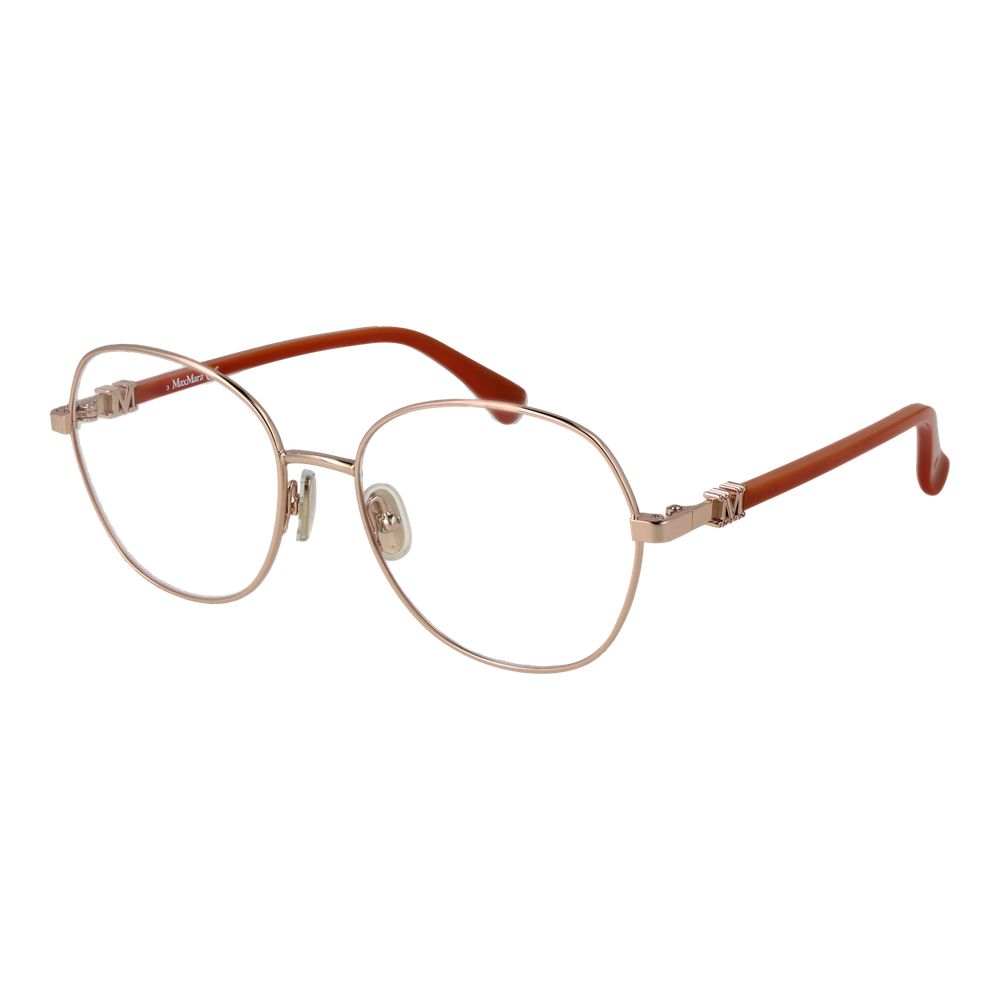 Max Mara Gold Metal Glasses Frames Max Mara
