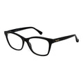 Max Mara black acetate glasses frames with sleek design and clear lenses, stylish eyewear for everyday wear.