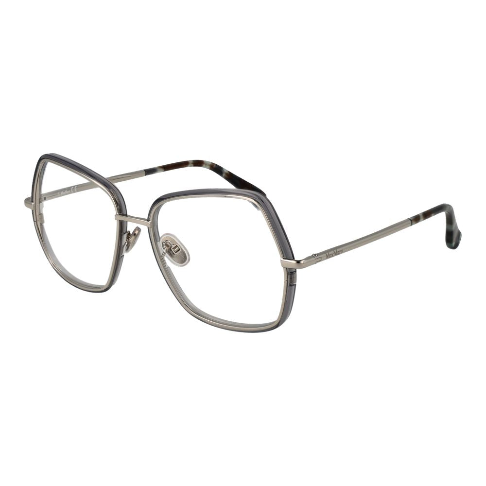 Max Mara Silver Metal Glasses Frames Max Mara