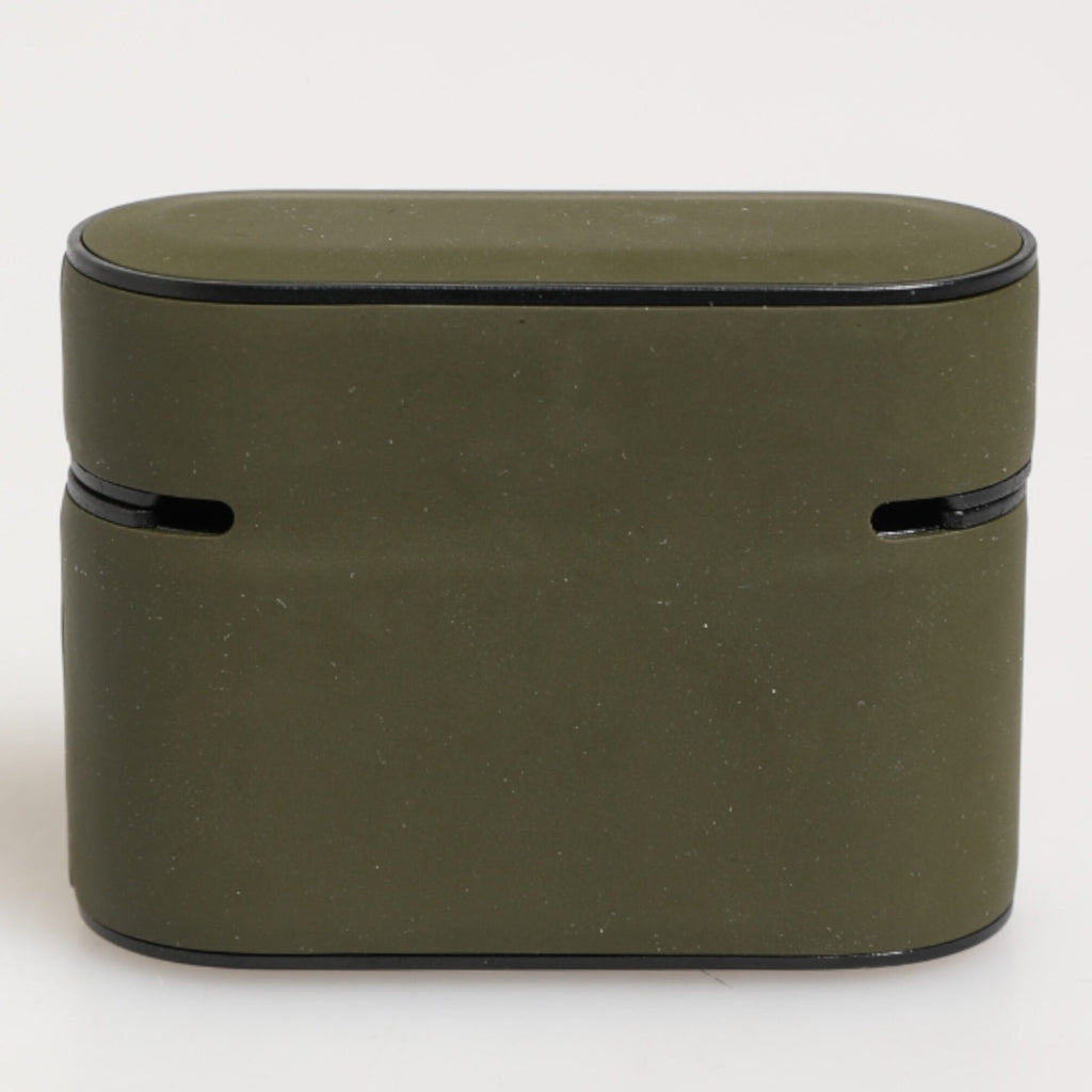 Dolce & Gabbana Army Green Rubber Logo Embossed Accessory Airpods Case