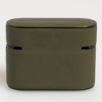 Dolce & Gabbana Army Green Rubber Logo Embossed Accessory Airpods Case