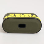Dolce & Gabbana Army Green Rubber Logo Embossed Accessory Airpods Case