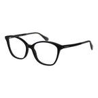 Black acetate glasses frames by Max & Co with clear lenses, stylish and modern eyewear for everyday wear.