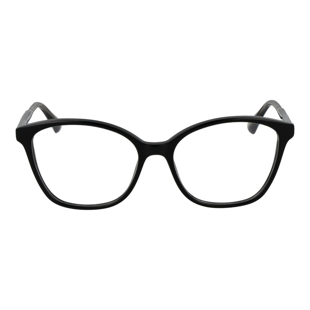 Max & Co black acetate glasses frames with clear lenses, stylish and lightweight eyewear for everyday wear.