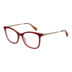Max & Co purple stainless steel glasses frames with sleek design and adjustable temples, perfect for stylish eyewear.