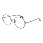 Christian Lacroix beige metal glasses frames with clear lenses, stylish and lightweight for everyday wear.