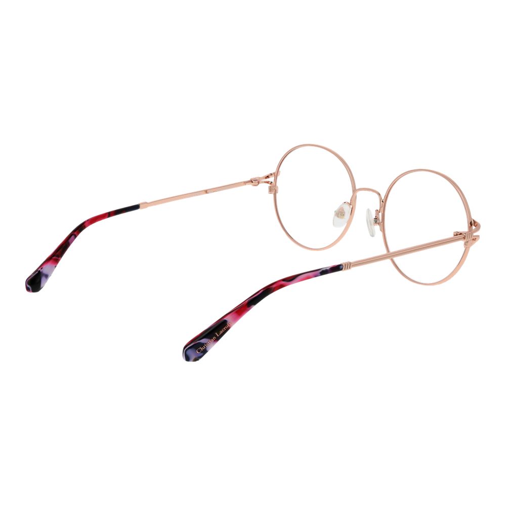 Christian Lacroix Beige Metal Glasses Frames Christian Lacroix