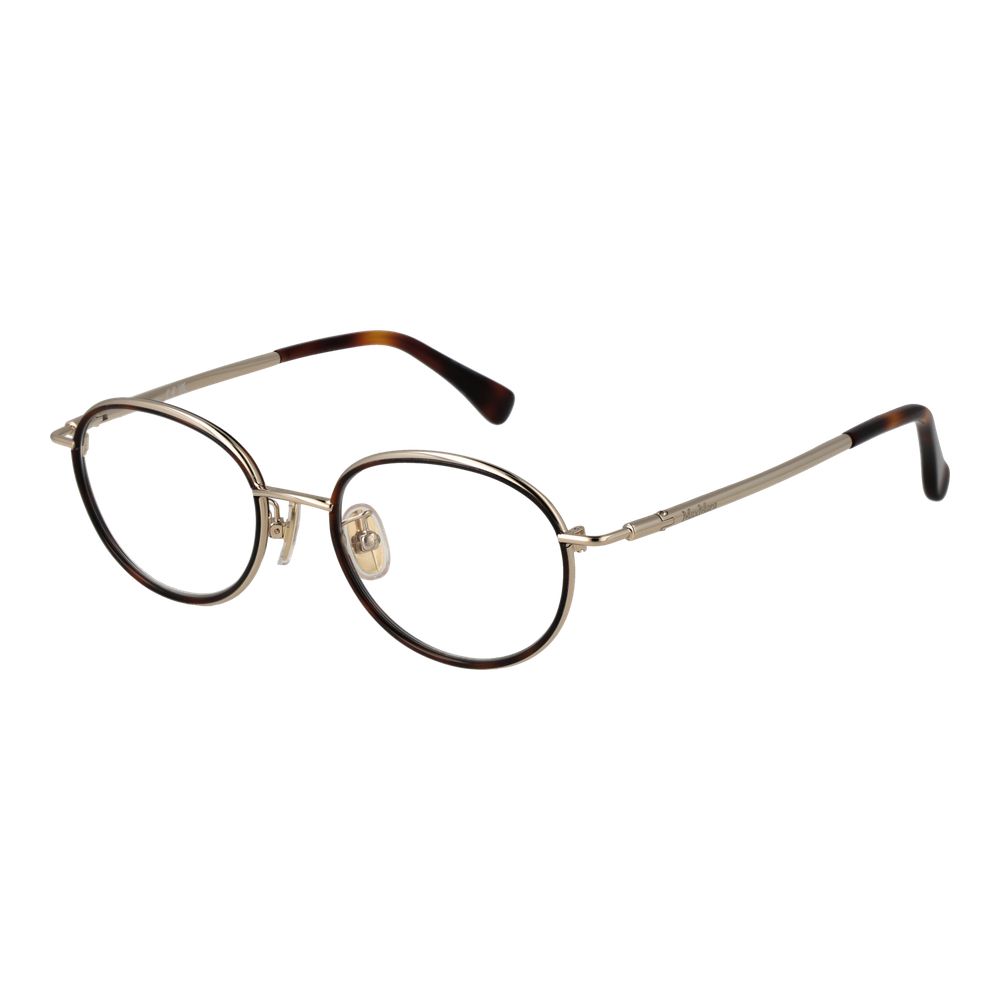 Max Mara Brown Metal Glasses Frames Max Mara