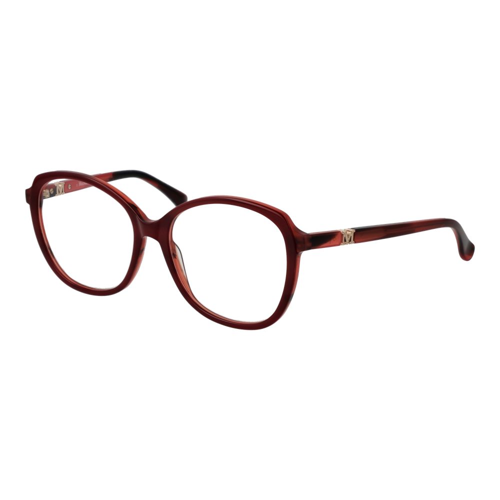 Max Mara Burgundy Plastic Glasses Frames Max Mara