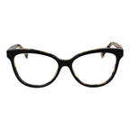 Max Mara black acetate glasses frames with sleek design and clear lenses, stylish eyewear for everyday wear.