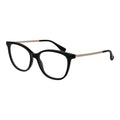 Max Mara black acetate glasses frames with sleek, modern design for stylish eyewear.