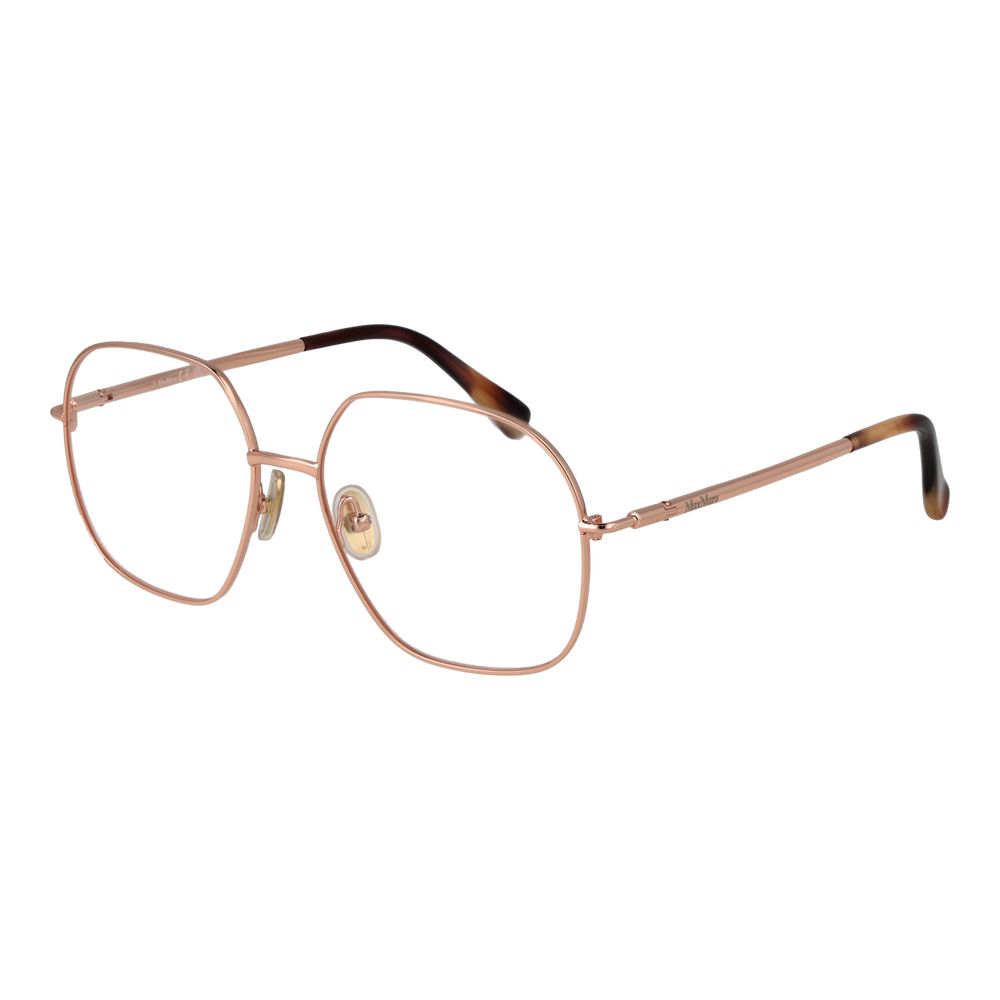 Max Mara Rose Gold Metal Glasses Frames Max Mara