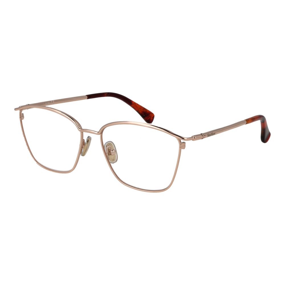 Max Mara Rose Gold Metal Glasses Frames Max Mara