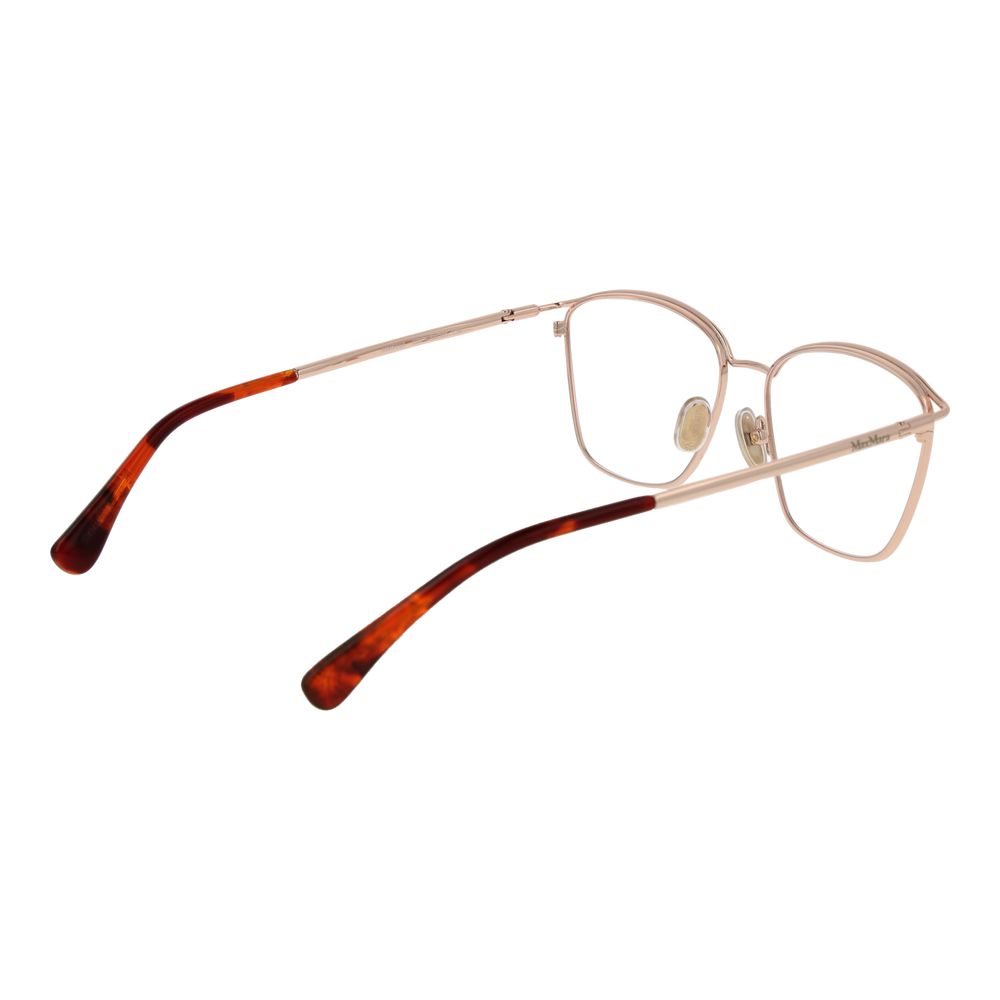 Max Mara Rose Gold Metal Glasses Frames Max Mara