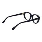 Max Mara blue acetate glasses frames with sleek design and clear lenses, stylish eyewear for everyday wear.