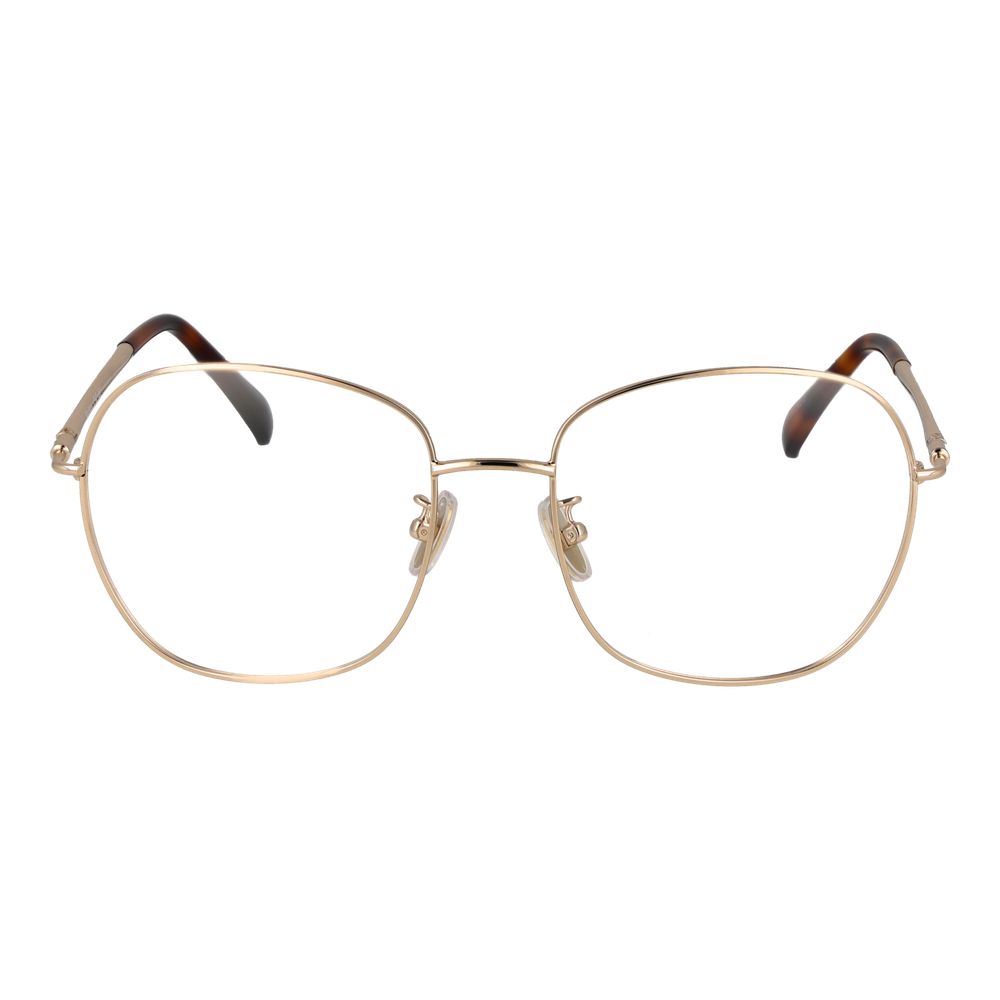 Max Mara Gold Metal Glasses Frames Max Mara