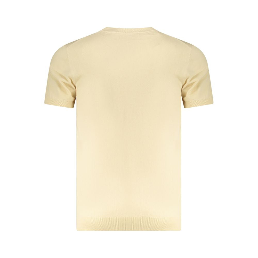 Guess Jeans Beige Cotton Men's T-Shirt Guess Jeans