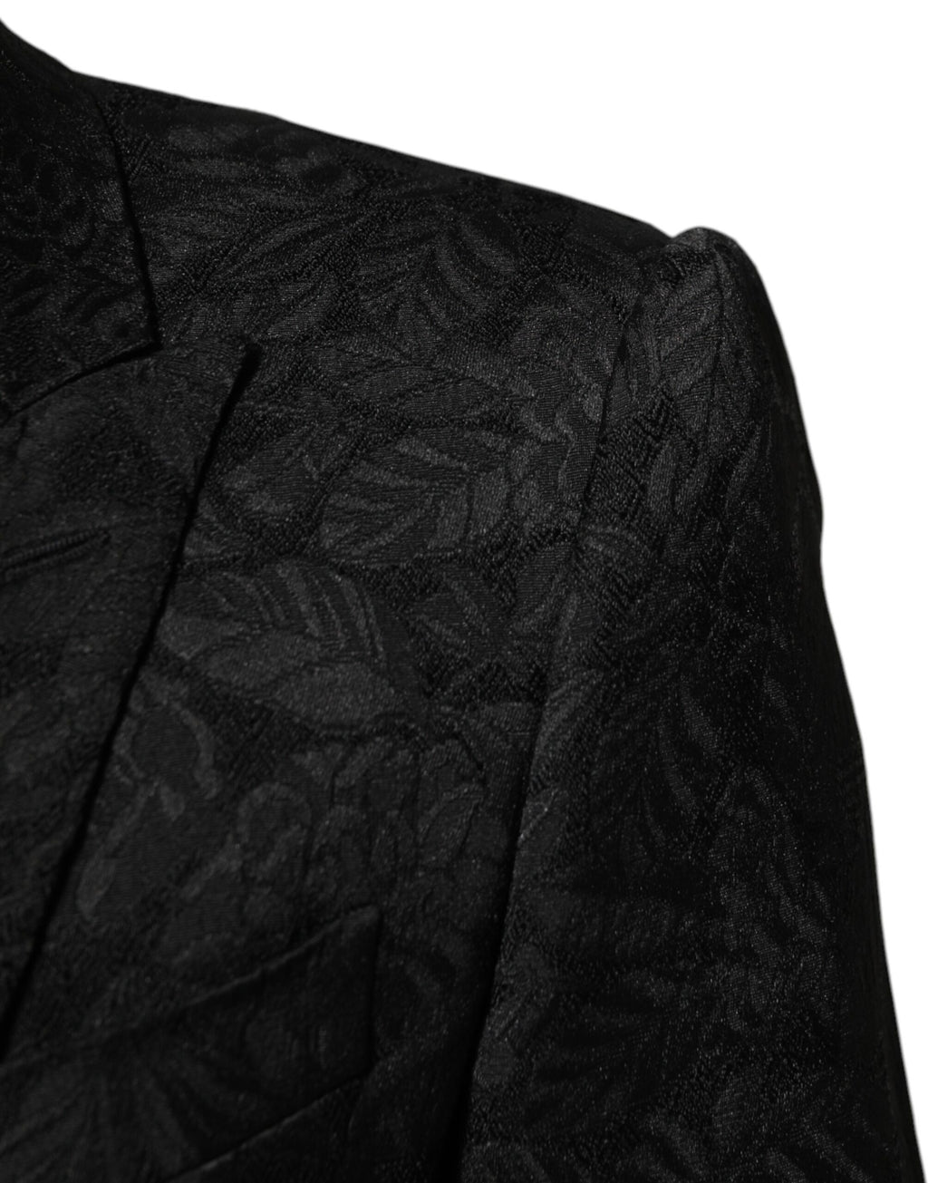 Dolce & Gabbana Black 3 Piece Brocade Jacquard Suit MARTINI Dolce & Gabbana