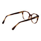 Max Mara brown acetate glasses frames with clear lenses, stylish and lightweight eyewear for everyday wear.