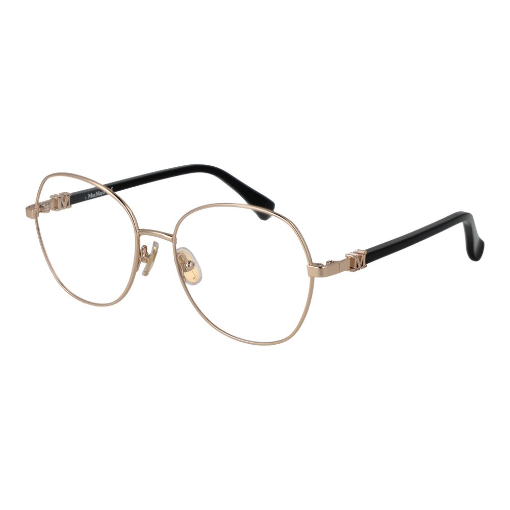 Max Mara Gold Metal Glasses Frames Max Mara