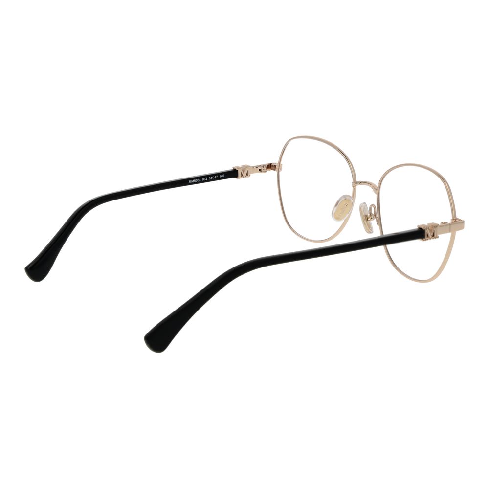 Max Mara Gold Metal Glasses Frames Max Mara
