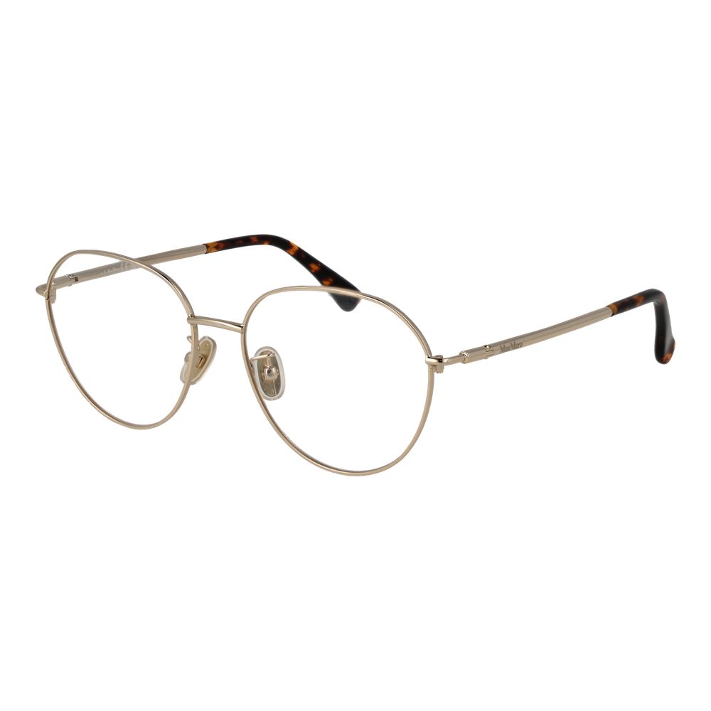 Max Mara Gold Metal Glasses Frames Max Mara