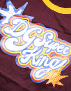 Dolce & Gabbana Burgundy Cotton DG Super King Logo T-Shirt - Eljoys Fashion 