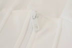 Dolce & Gabbana White Cotton Corset Stretch Top T-shirt