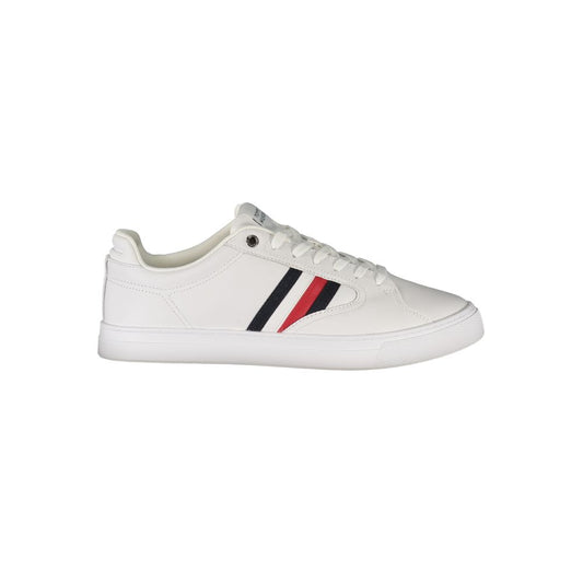 Tommy Hilfiger Bianco Leather Men Sneaker Tommy Hilfiger